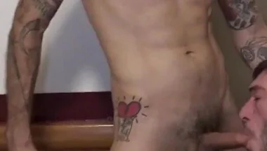 Fucked bareback in the room with Ricco Fatale