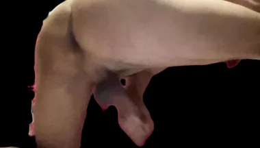 Masturbating with His Back Turned.