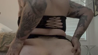 Clit Caged, Butt Plugged for Stepdaddy