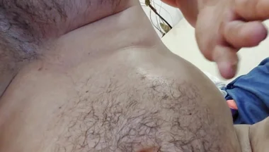 I Woke up Horny to Make This Video I Had a Big Cumshot Over My Body