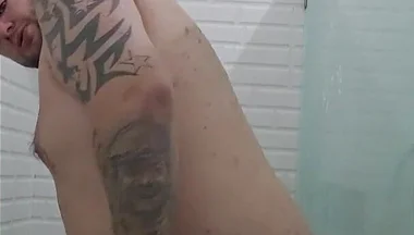 Jimbob Soapy Shower Dildo Riding