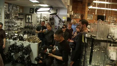 Jessie Colter Gets Gang Banged at Mr S Leather Store