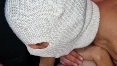 18-year-old Fucker Stuck a Thick Cock in His Ass, Tearing His Tights in the Car on the Highway