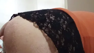 I Feel Very Hot and I Dress in My Very Sexy Black Skirt.