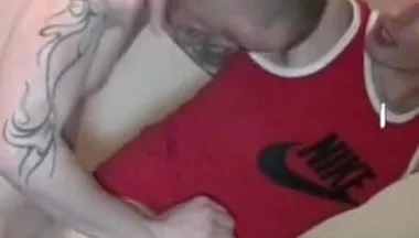 Creaampied by the amazing cock o tatto boy
