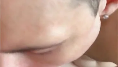 Curious Technician Comes Back on His Break for Blowjob, Fingering and Rimming Fun