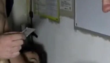 Sex humliation with tiwnk fuckd by big cock in sauna