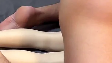 Loud Moansing and Fucking of Perfect Tight Pussy by Thick Dick and Deep Penetration with Quick Move to Cum on Her Perfect Big as