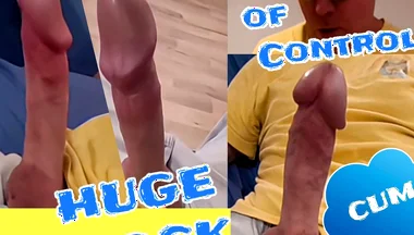 Huge Cock of Sixxbig Is Out of Control and Cums...