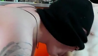 Alex Massaging My Balls and Sucking at This Point. I'm Close