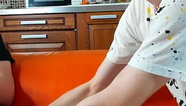 Playing with My Friend's Little Dick to Make It Hard