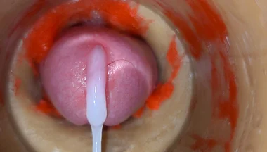 Camera Deep Inside Tight Pussy Captures Huge Cum Explosion 4K