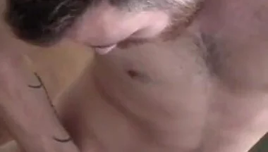 Bear hairy fucked bareback by sexy young straight dude
