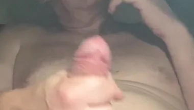 Mature Man Smoking and Masturbating