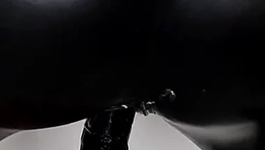 Raw Clip in the Pvc Black Suit Taking Rambone