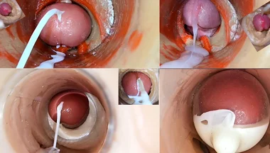 Cumfeti Dripping Creampie Compilation- Endoscopy View