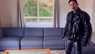 Colton reece leather gloves cum load