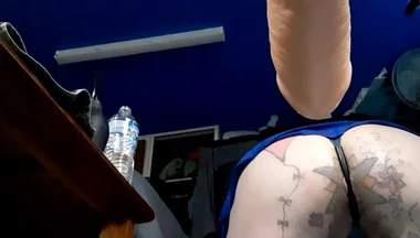 Sissy Crossdresser with a Tattooed Ass Hole
