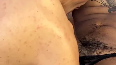 A Tattooed Black Man Takes My Mouth as He Pleases.
