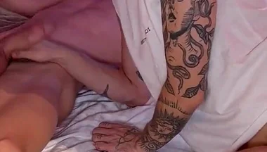 Forest Tent: Quietly Sucked a Friend's Cock - Woke up and Fucked Hard in Return