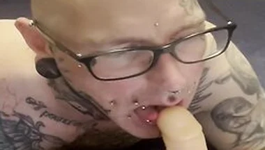 Split Tongue Smoking Blowjob