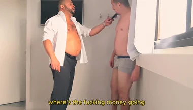 Bearzinho Black - the Debt Collector’s Bondage Interrogation