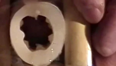 Long Fleshlight Pussy Stand Fuck Masturbation