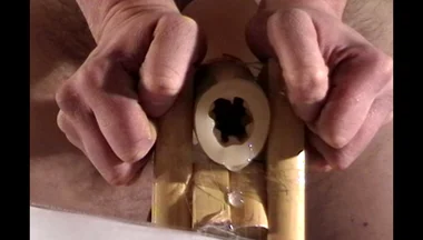 Long Fleshlight Pussy Stand Fuck Masturbation
