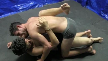 Van Teaches Cameron How to Grapple Dirty