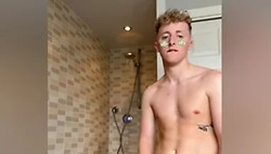 Hot Twink Jerksoff After Football