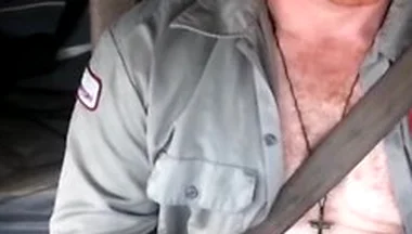 Ginger Trucker Jerks While He Drives - Thor Johnson