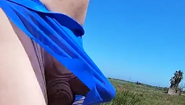 I Got Hard Watching a Guy Riding Shirtless and My Dick Came Out of My Shorts