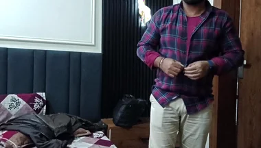 Mature Indian Man Jerking off Alone in His Room 4K Video