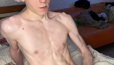Shower Time Turns Into Twink Explosive Cum Play