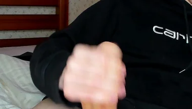 Alone in Dorm 18yo Edges to Shaking Orgasm