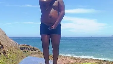 Showing off My Big Body in Rio De Janeiro