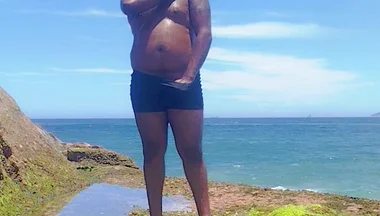 Showing off My Big Body in Rio De Janeiro