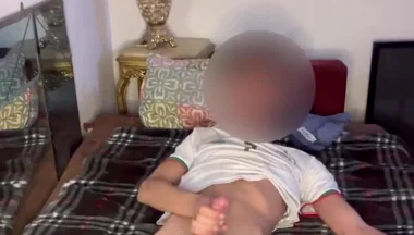 Arab Football Player Jerks off His Fat Dick After Game and Shows off His Sweaty Socks