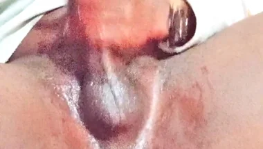 Naughty Guy Stroking His Big Black Dick Multiple Cumshots