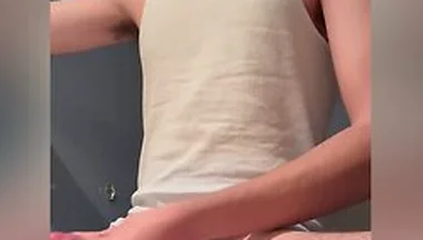 Big White Cock Gets Tugged