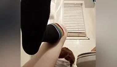 Femboy Tries New Dildo In Bathroom