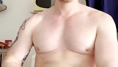 POV Thick Muscle Bro Jerks off with You While He Tells You About the Berlin Sex Party