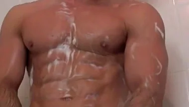 Shooting His Muscle Cum