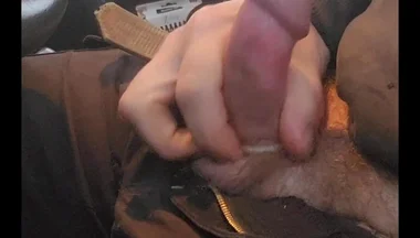 Public Jerk in the Car with a Condom.
