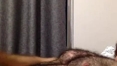 Muscle Latino Masturbates Until Cum In His Hand