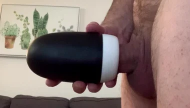 Cum as Lube Pocket Striker and New Toy Combo