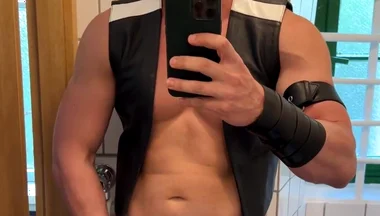 Getting ready for my next scene