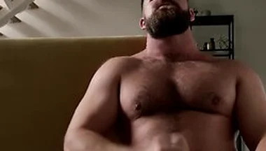 Hairy Lad Gabe Jerks Off For My Down Unders