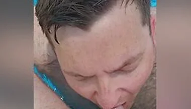 Stepdaddy Spunks In Boys Mouth In The Swimming Pool