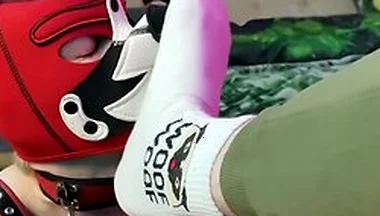 Young Top Plays With His Puppys Hole, Fucks With Toys